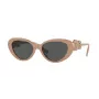 VERSACE VE4433U538387 Naiste Kassiprilli Päikeseprillid Havana 54mm