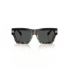 VERSACE VE4464-545687 Meeste ristkülikukujulised päikeseprillid, läbipaistev hall raam, tumedad hallid läätsed, 52 mm