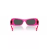 VERSACE VE4481-543487 Naiste kassisilma päikeseprillid - must atsetaatraam, tumedad hallid polükarbonaat läätsed, 54 mm
