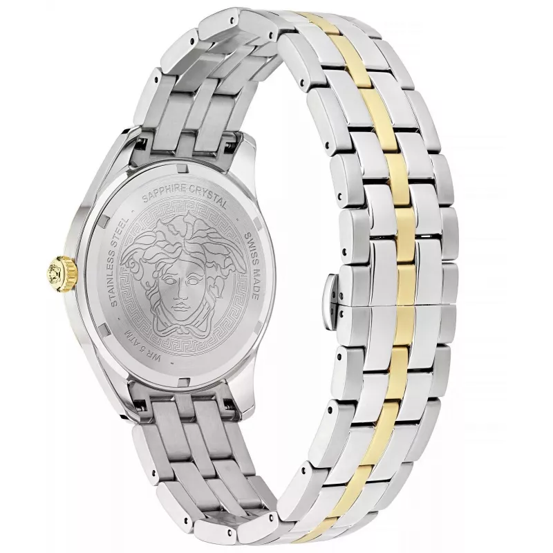 Versace VE7C00623 meeste käekell 41mm roostevabast terasest sinise sihverplaadiga kronograaf