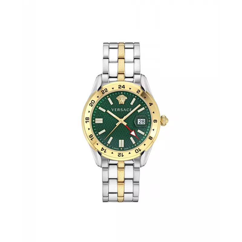 Versace VE7C00623 meeste käekell 41mm roostevabast terasest sinise sihverplaadiga kronograaf