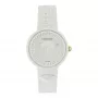 Versace naiste VE6G00123 Šveitsi kvartskell 39mm roostevabast terasest korpusega, musta nahkrihmaga ja hõbedase numbrilaudiga