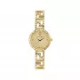 Versace naiste VE7A00323 28mm Šveitsi kvartskell valge sihverplaadi ja musta nahkrihmaga