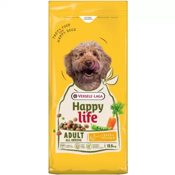 VERSELE-LAGA HappyLife Kuiv koeratoit kanaga täiskasvanud koertele 12.5kg