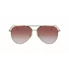 Victoria Beckham VB203S-712 Naiste Päikeseprillid Kuldne Raam Pruuni Gradientläätsedega 62mm