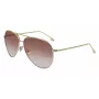 Victoria Beckham VB203S-712 Naiste Päikeseprillid Kuldne Raam Pruuni Gradientläätsedega 62mm
