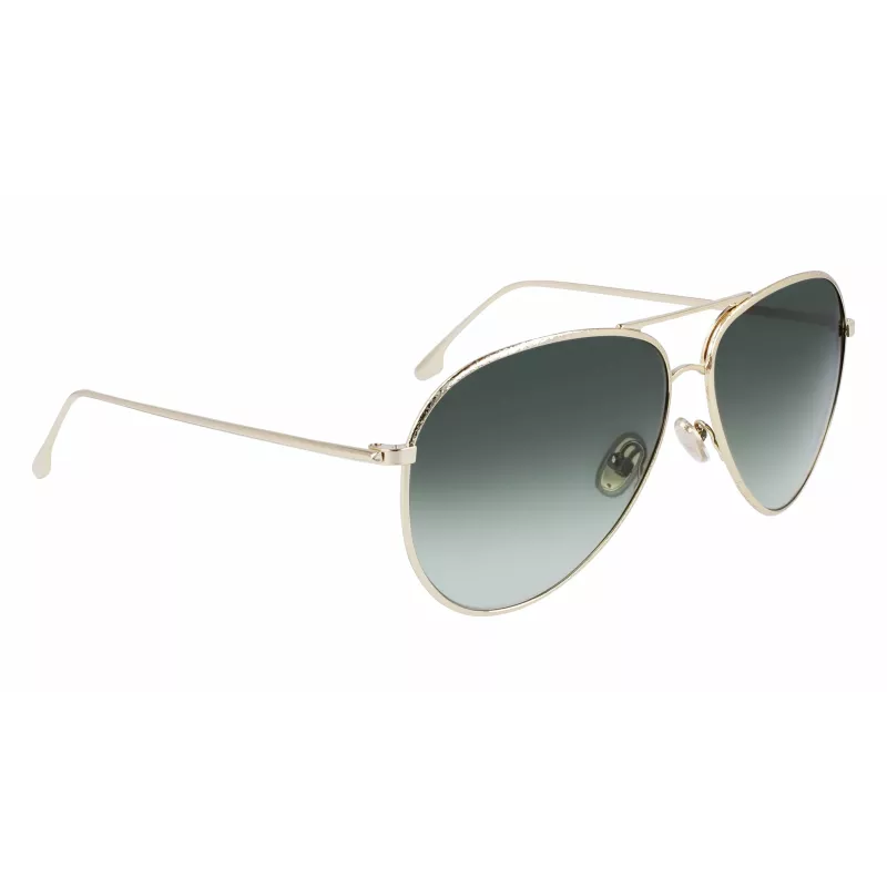 Victoria Beckham VB203S-713 Cat Eye Päikeseprillid Kuldne Pruun Gradient 62mm