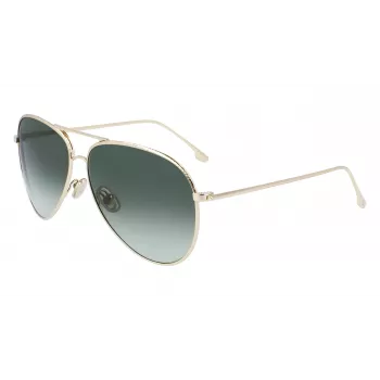 Victoria Beckham VB203S-713 Cat Eye Päikeseprillid Kuldne Pruun Gradient 62mm