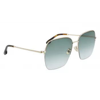 Victoria Beckham VB214SA-700 Naiste Päikeseprillid - Havana atsetaatraam, pruun gradientlääts, 61 mm