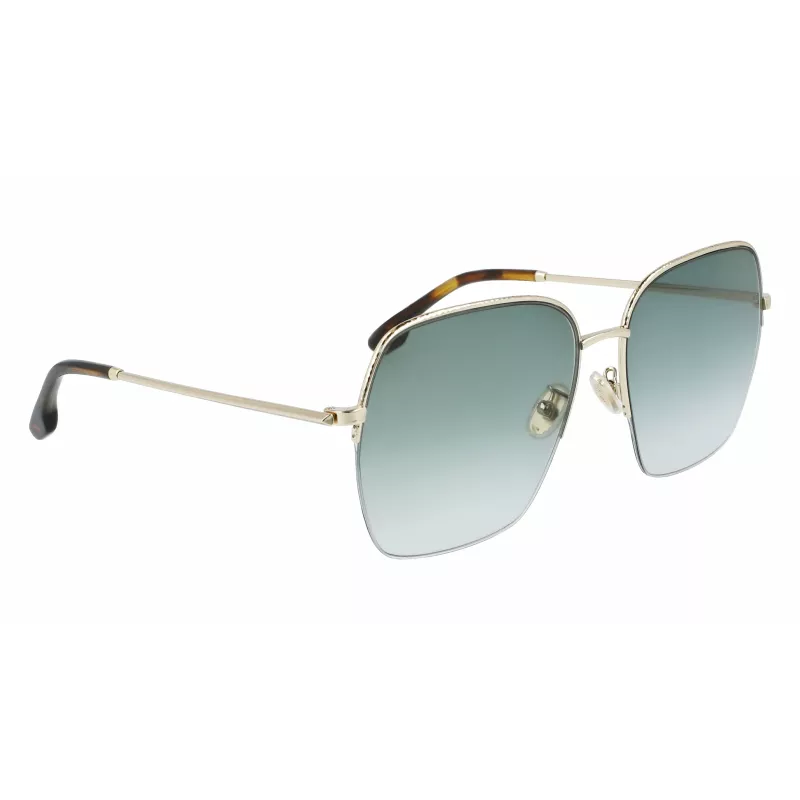 Victoria Beckham VB214SA-700 Naiste Päikeseprillid - Havana atsetaatraam, pruun gradientlääts, 61 mm