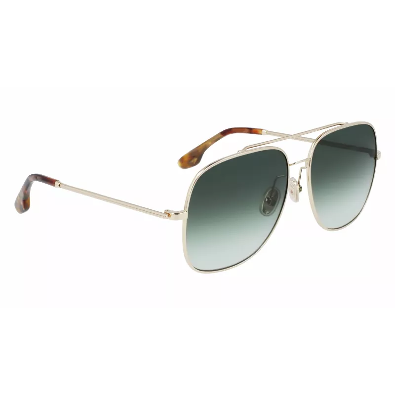 Victoria Beckham VB215S-700 naiste päikeseprillid - kuldne raam, pruun gradientlääts, 59 mm