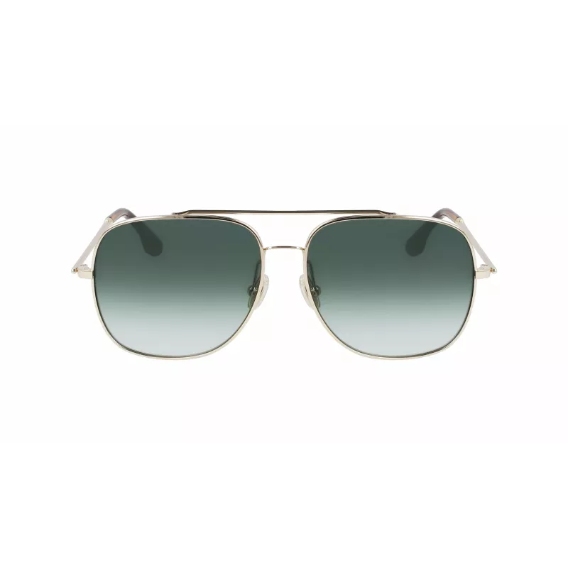 Victoria Beckham VB215S-700 naiste päikeseprillid - kuldne raam, pruun gradientlääts, 59 mm