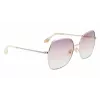 Victoria Beckham VB223S-728 Naiste metallist päikeseprillid, kuldne pruuni gradiendiga 56mm