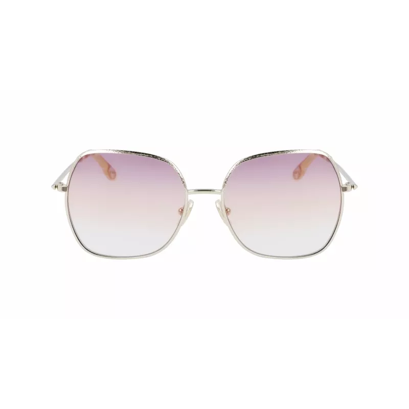 Victoria Beckham VB223S-728 Naiste metallist päikeseprillid, kuldne pruuni gradiendiga 56mm