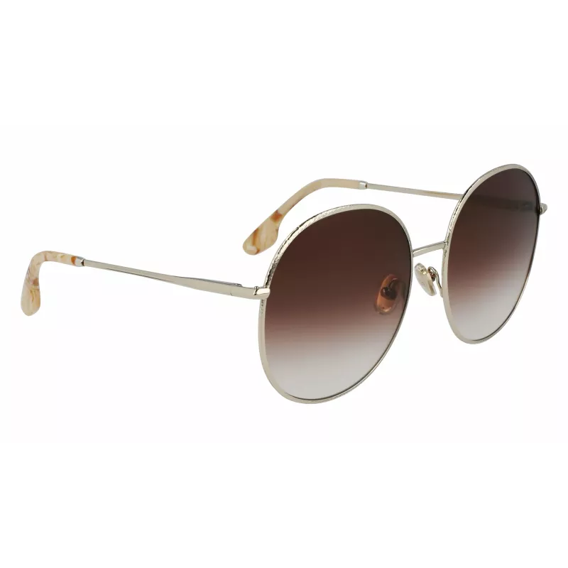 Victoria Beckham VB224S-702 Naiste Päikeseprillid Kuld/Havanna Pruun Gradient 59mm