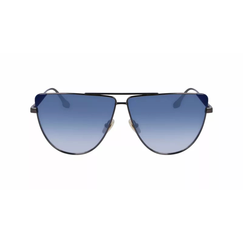 Victoria Beckham VB239S6309319 Naiste ülisuured ruudukujulised päikeseprillid must atsetaat hall gradientlääts 63mm