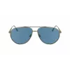 Victoria Beckham VB242S6114720 Naiste ruudukujulised päikeseprillid, pruun kuldne raam, pruun gradientlääts, 61/14/140 mm