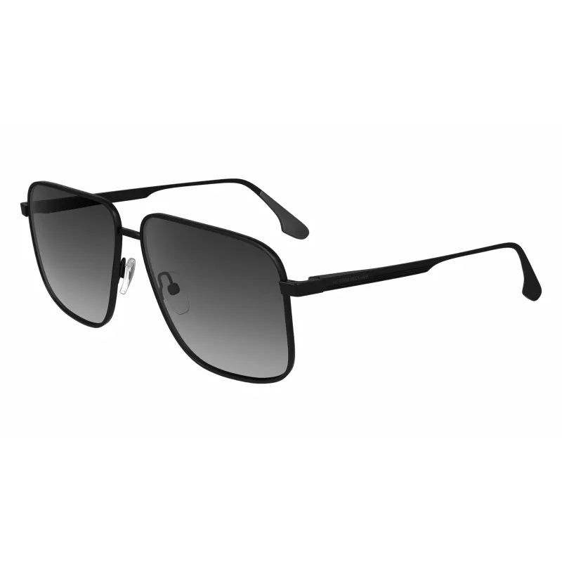 Victoria Beckham VB243S naiste päikeseprillid, läikiv must raam, hallid klaasid, 57/13/140 mm