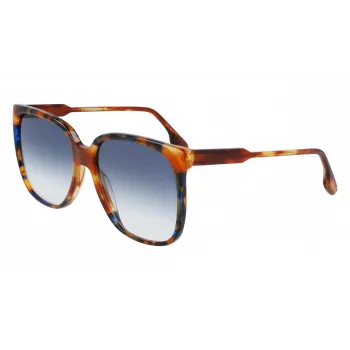 Victoria Beckham VB610SCB-212 Naiste Päikeseprillid Havana Atseetaat Liblikakujuline Raam Pruuni Gradientklaasiga 59mm