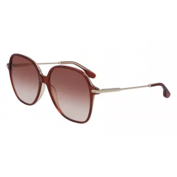 Victoria Beckham VB613S-607 Naiste kassisilma päikeseprillid - Havana/pruun gradient 59mm
