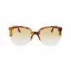 Victoria Beckham VB617S-222 Naiste ülisuured liblikapäikeseprillid Havana atsetaat pruun gradient
