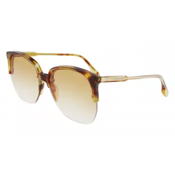 Victoria Beckham VB617S-222 Naiste ülisuured liblikapäikeseprillid Havana atsetaat pruun gradient