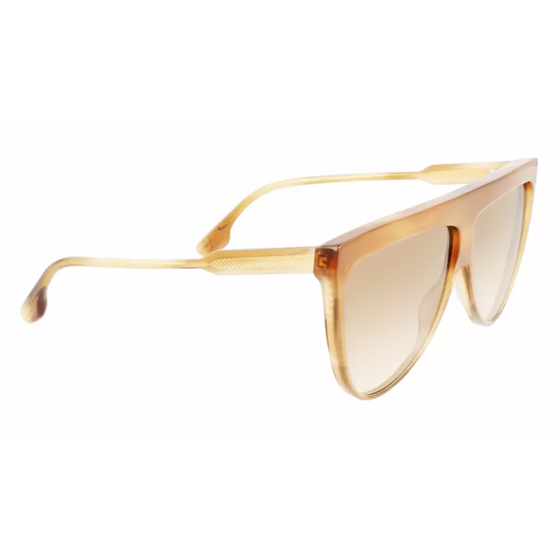 Victoria Beckham VB619S6509774 naiste aviaatorpäikeseprillid kuldse raami ja pruuni gradiendläätsega 65mm