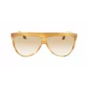 Victoria Beckham VB619S6509774 naiste aviaatorpäikeseprillid kuldse raami ja pruuni gradiendläätsega 65mm