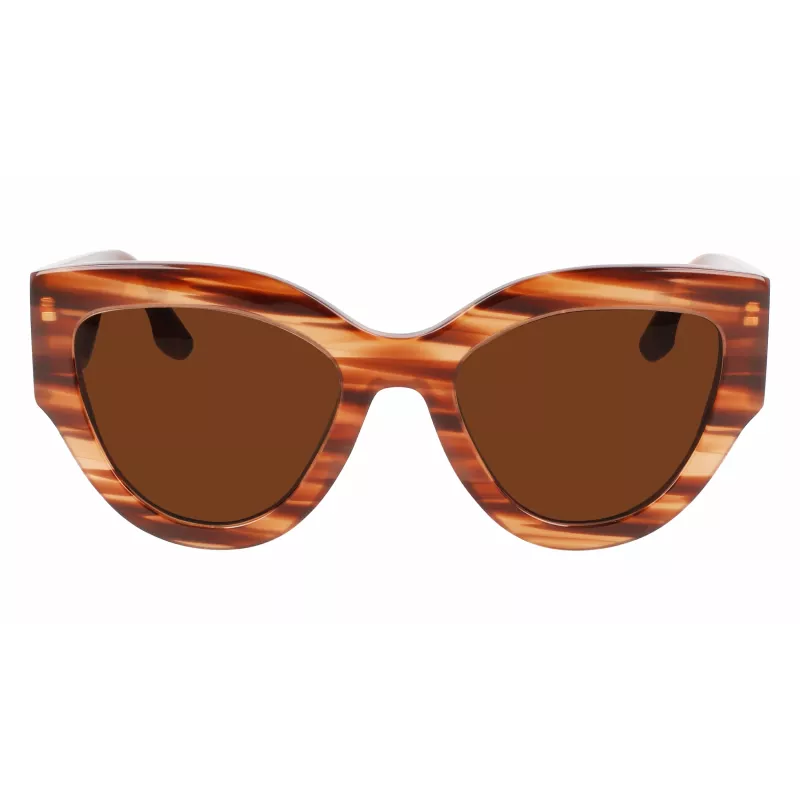 Victoria Beckham VB628S-230 Naiste Päikeseprillid Liblikas Havana Acetaat Pruun Gradient Lääts 55/21/145 mm