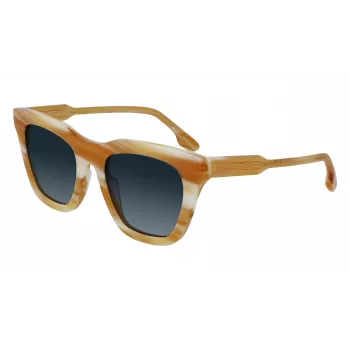 Victoria Beckham VB630S-774 Naiste ruudukujulised atsetaatpäikeseprillid Havana pruun gradient 53mm