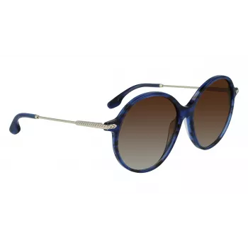 Victoria Beckham VB632S-419 Naiste Päikeseprillid Havana Sinine Gradient 58mm