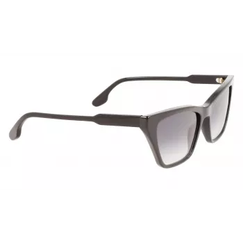 Victoria Beckham VB638S-001 Naiste ruudukujulised päikeseprillid must/hall 55/17/140 mm