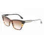Victoria Beckham VB638S-005 Naiste ruudukujulised atsetaatpäikeseprillid - must raam, hall gradientlääts, 55/17/140 mm