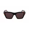 Victoria Beckham VB646S-001 Naiste kandilised päikeseprillid – must atsetaatraam hallide polükarbonaatklaasidega – 55/18/145 mm