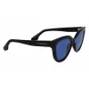 Victoria Beckham VB649S-001 Naiste Päikeseprillid - Must atsetaatraam, Hallid polükarbonaat läätsed, 52 mm