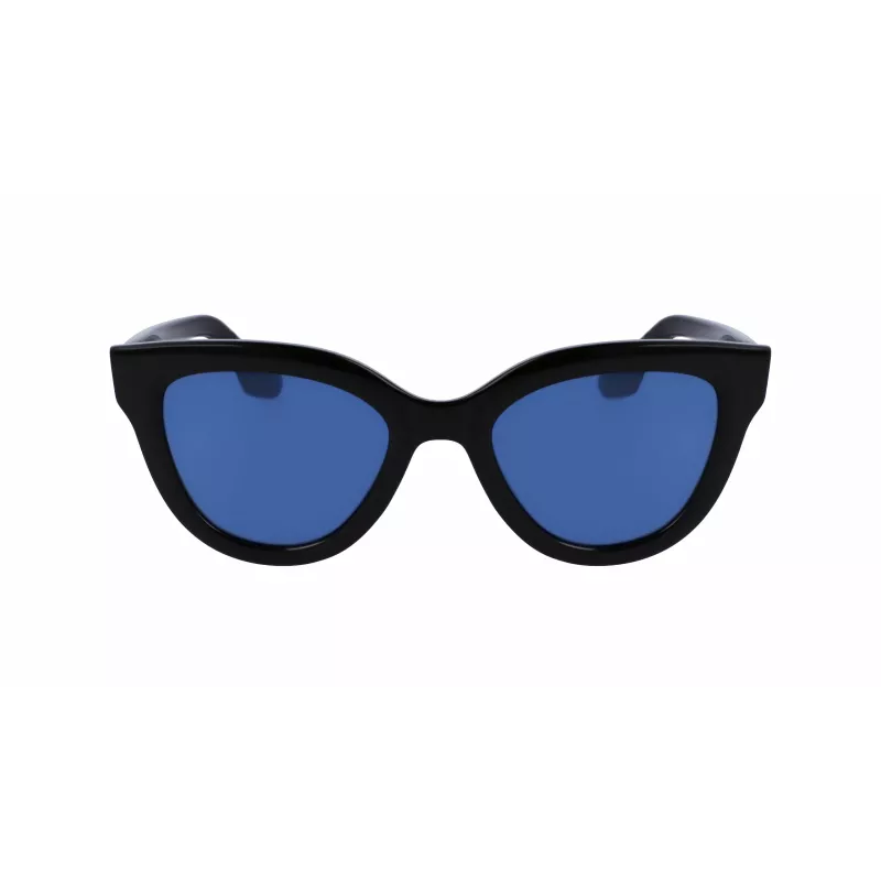 Victoria Beckham VB649S-001 Naiste Päikeseprillid - Must atsetaatraam, Hallid polükarbonaat läätsed, 52 mm