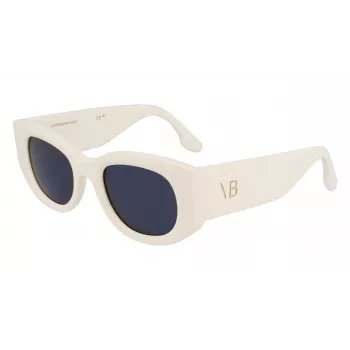 Victoria Beckham VB654S5022103 Naiste Päikeseprillid - Must atsetaatraam, Hallid polükarbonaat läätsed, 50 mm