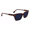 Victoria Beckham VB661S-215 Naiste ruudukujulised atsetaatpäikeseprillid Havana pruun gradient 57mm