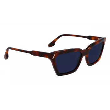 Victoria Beckham VB661S-215 Naiste ruudukujulised atsetaatpäikeseprillid Havana pruun gradient 57mm