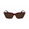 Victoria Beckham VB661S5716610 Naiste ruudukujulised atsetaatpäikeseprillid - Red Havana 57mm