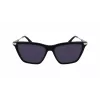 Victoria Beckham VB663S-001 Naiste Päikeseprillid - Must atsetaatraam, Hall polükarbonaat lääts, 57/15/140 mm