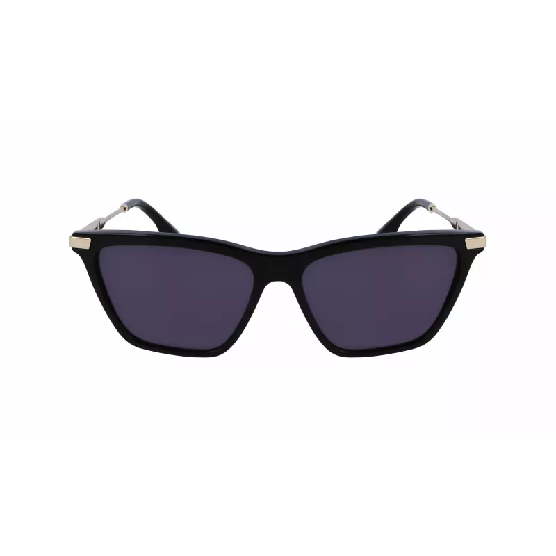 Victoria Beckham VB663S-001 Naiste Päikeseprillid - Must atsetaatraam, Hall polükarbonaat lääts, 57/15/140 mm