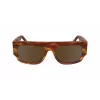 Victoria Beckham VB666S5516223 Naiste ruudukujulised päikeseprillid - pruun Havana atsetaatraam pruunide gradientklaasidega - 55/16/145 mm