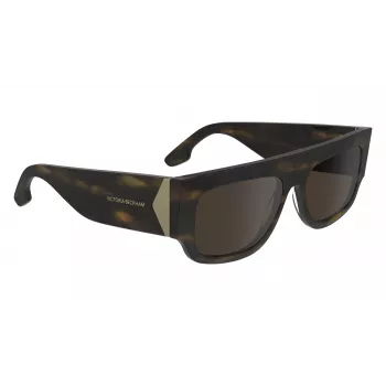 Victoria Beckham VB666S5516321 Naiste ülisuured kandilised päikeseprillid Havana pruun gradient 55mm