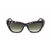 Victoria Beckham VB668S5516010 Naiste ruudukujulised päikeseprillid - must atsetaatraam, hall CR-39 lääts, 55 mm