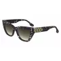 Victoria Beckham VB668S5516010 Naiste ruudukujulised päikeseprillid - must atsetaatraam, hall CR-39 lääts, 55 mm