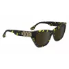Victoria Beckham VB668S5516012 Naiste Nurgelised Päikeseprillid Must Atsetaat Hall Lääts 55/16/145 mm