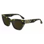 Victoria Beckham VB668S5516012 Naiste Nurgelised Päikeseprillid Must Atsetaat Hall Lääts 55/16/145 mm