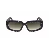Victoria Beckham VB670S-010 Naiste ülisuured ruudukujulised päikeseprillid, must atsetaat, hallid läätsed, 54 mm