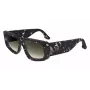 Victoria Beckham VB670S-010 Naiste ülisuured ruudukujulised päikeseprillid, must atsetaat, hallid läätsed, 54 mm